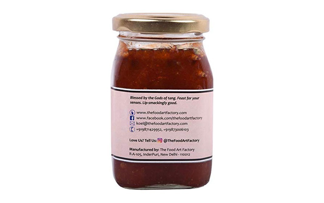 The Food Art Factory Lemon Chutney    Glass Jar  200 grams